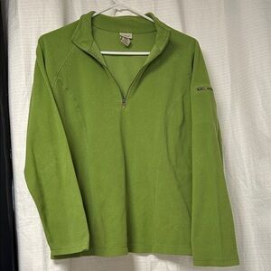 L.L. Bean Women's Green Zip-Up Jacket